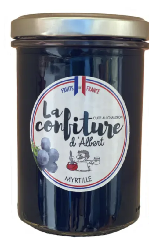 Confiture bio de myrtille
