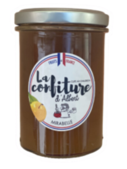 Confiture bio de mirabelle